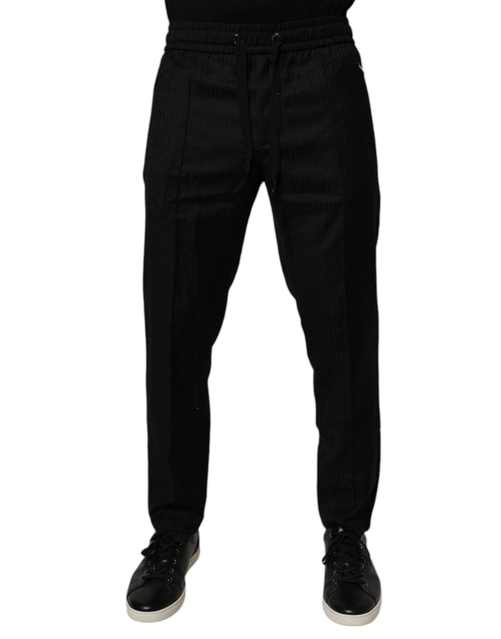 Dolce & Gabbana Black Wool Jogger Jogging Pants by Dolce & Gabbana