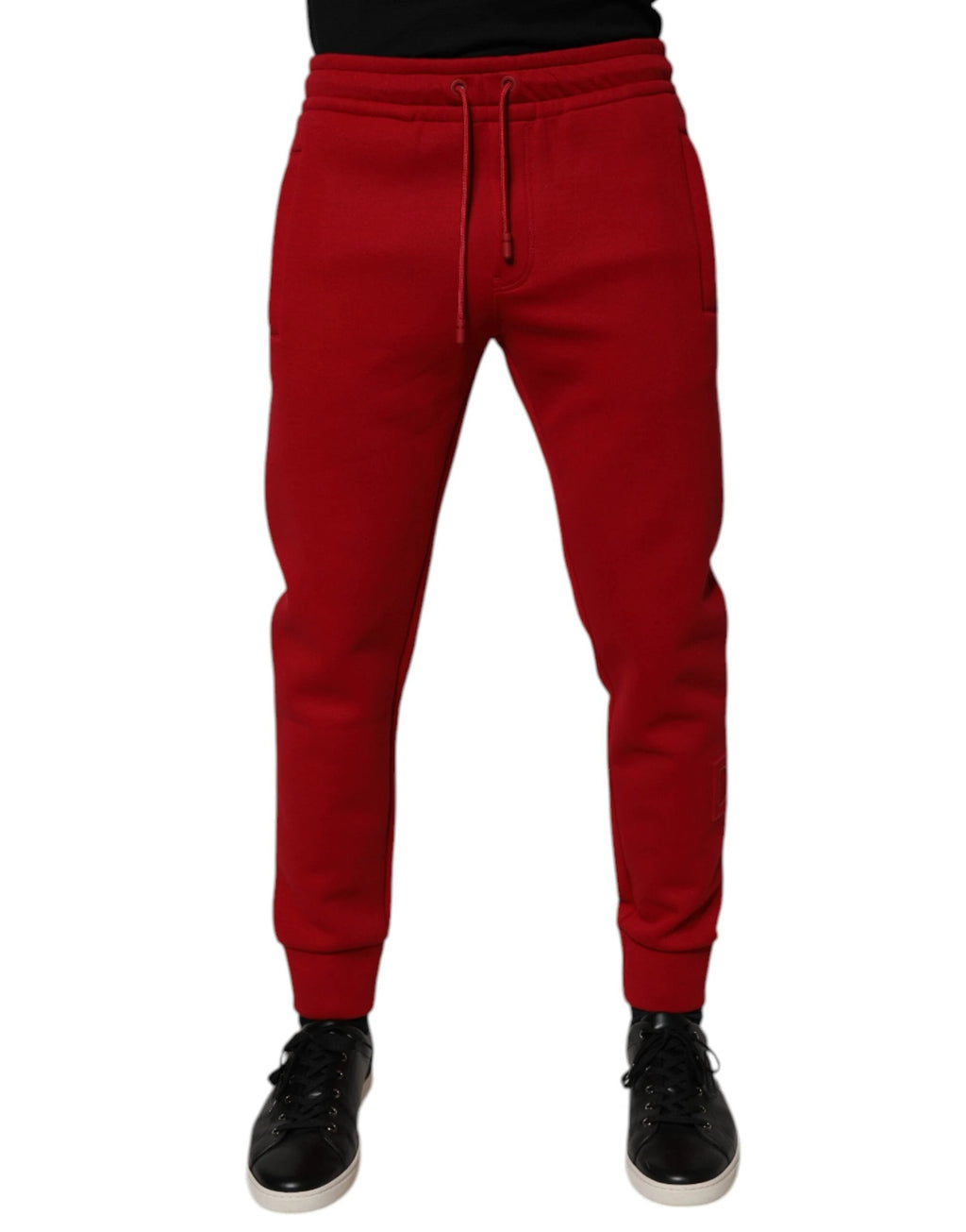 Dolce & Gabbana Red Cotton Jogger Jogging Pants by Dolce & Gabbana