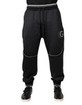 Dolce & Gabbana Black Polyester Logo Jogger Pants by Dolce & Gabbana