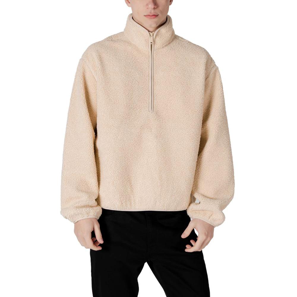 Calvin Klein Jeans Cream Recycled Polyester Shell Jacket by Calvin Klein Jeans