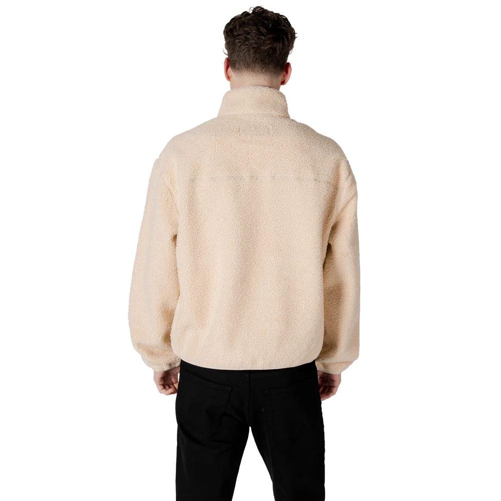 Calvin Klein Jeans Cream Recycled Polyester Shell Jacket by Calvin Klein Jeans