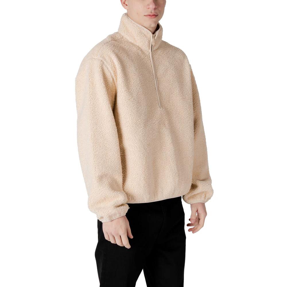 Calvin Klein Jeans Cream Recycled Polyester Shell Jacket by Calvin Klein Jeans
