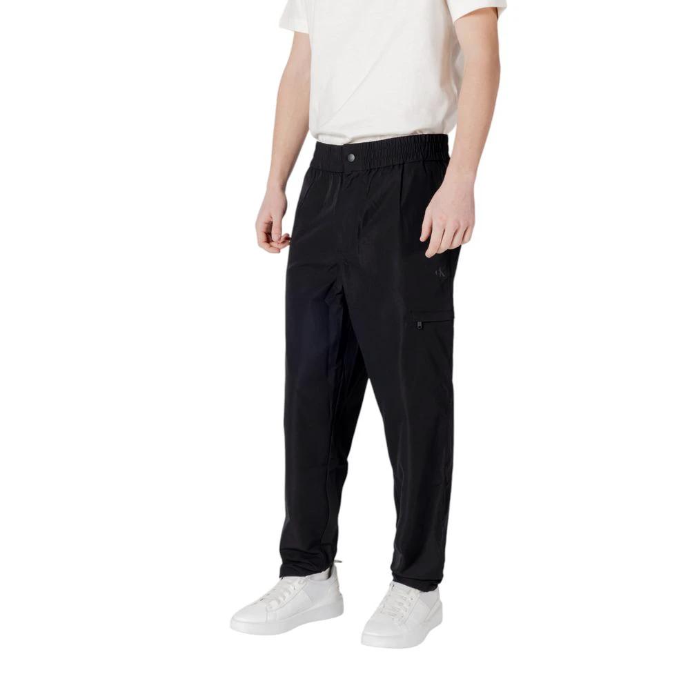 Calvin Klein Jeans Black Polyester Casual Pants by Calvin Klein Jeans