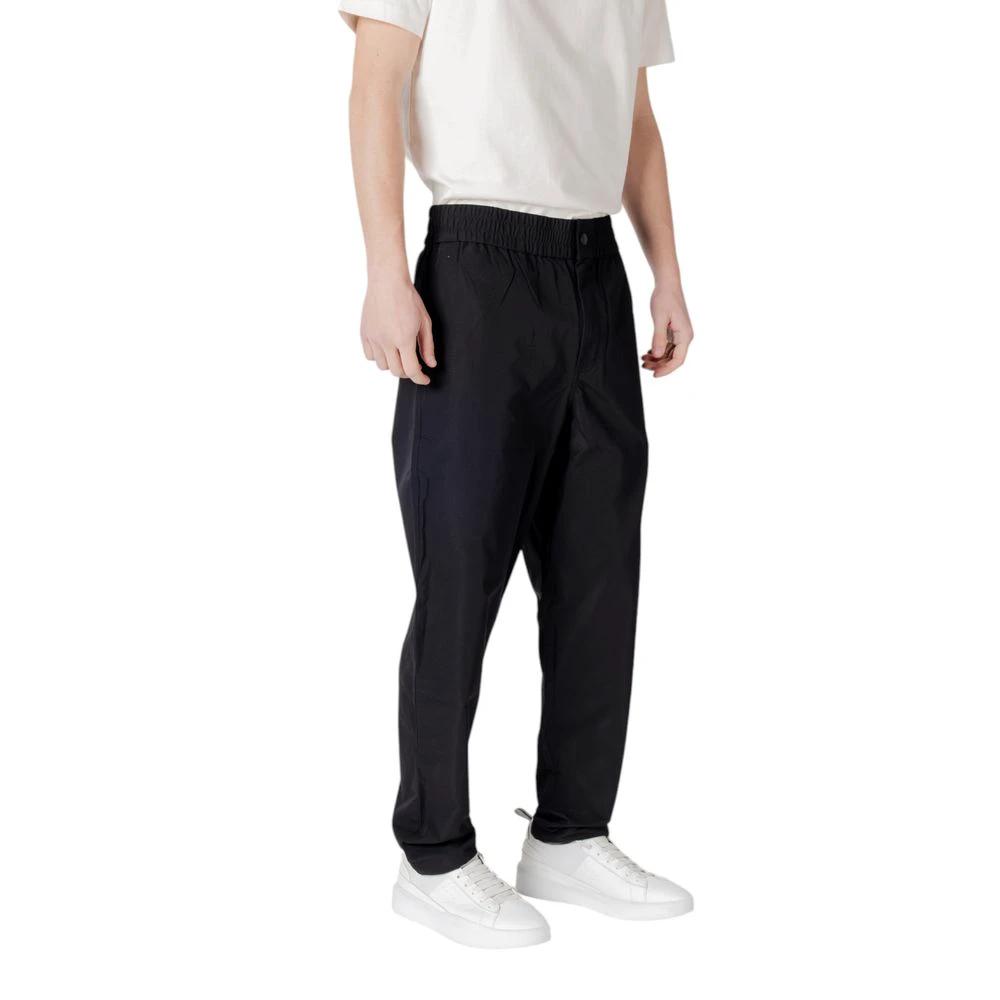 Calvin Klein Jeans Black Polyester Casual Pants by Calvin Klein Jeans