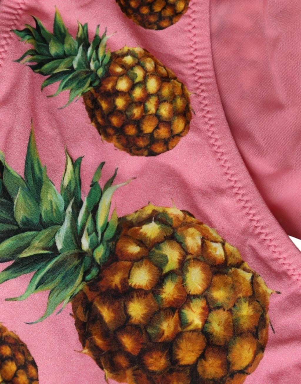 Dolce & Gabbana Pink Pineapple Swimsuit Bikini Bottom Swimwear by Dolce & Gabbana