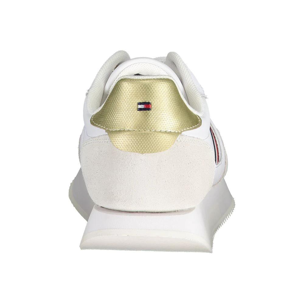 Tommy Hilfiger White Polyester Sneaker by Tommy Hilfiger
