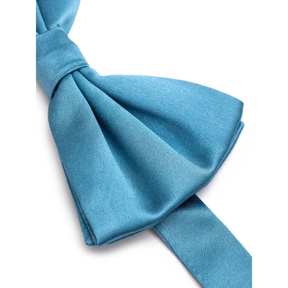 Dolce & Gabbana Blue Silk Bowtie by Dolce & Gabbana
