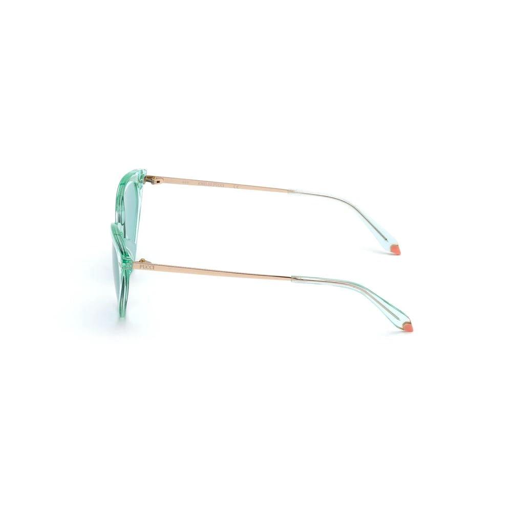 Emilio Pucci Brown Acetate Sunglasses by Emilio Pucci