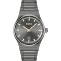 Hugo Boss Gray Stainless Steel Dress Watch by Hugo Boss