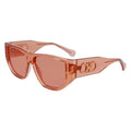 Ferragamo Orange Injected Sunglasses by Ferragamo