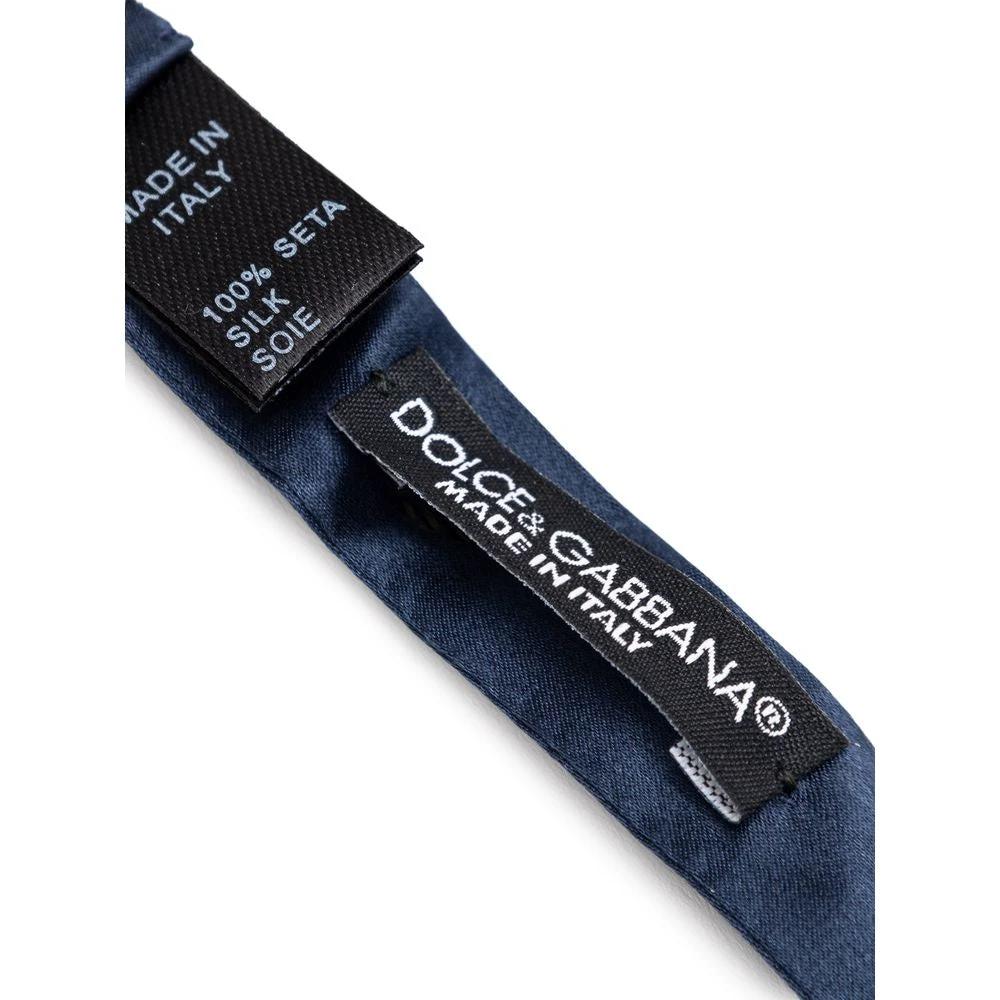 Dolce & Gabbana Blue Silk Bowtie by Dolce & Gabbana