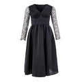 Lardini Black Polyester Cocktail Dress by Lardini