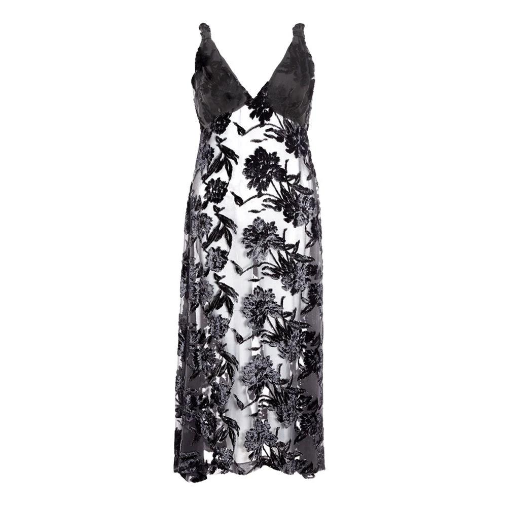 Lardini Black Viscose Cocktail Dress by Lardini