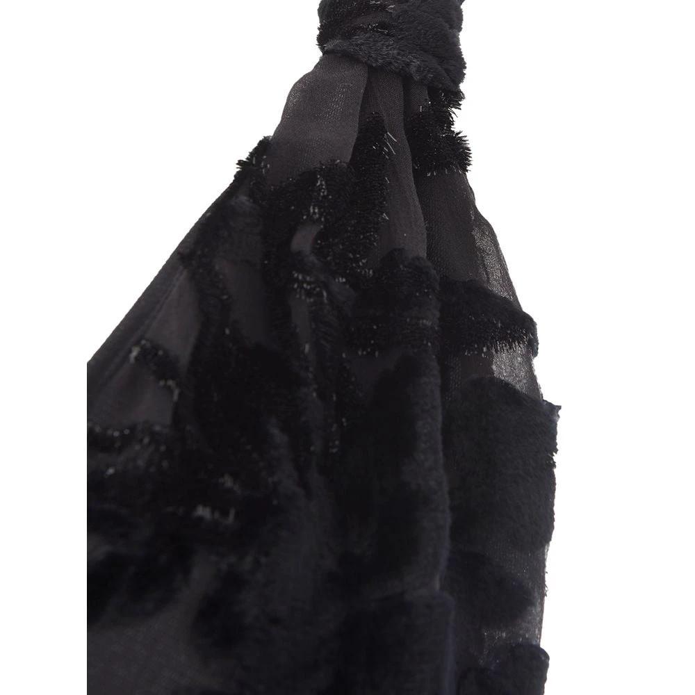 Lardini Black Viscose Cocktail Dress by Lardini