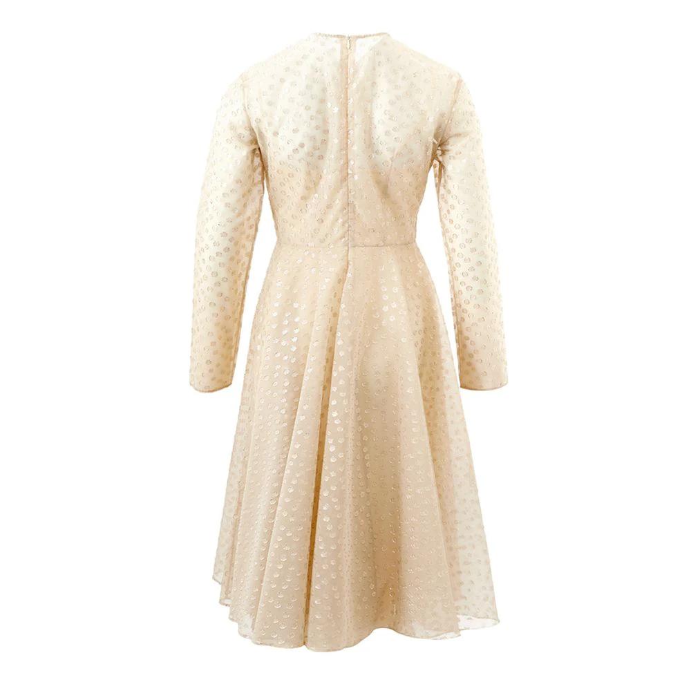 Lardini Beige Cotton Cocktail Dress by Lardini