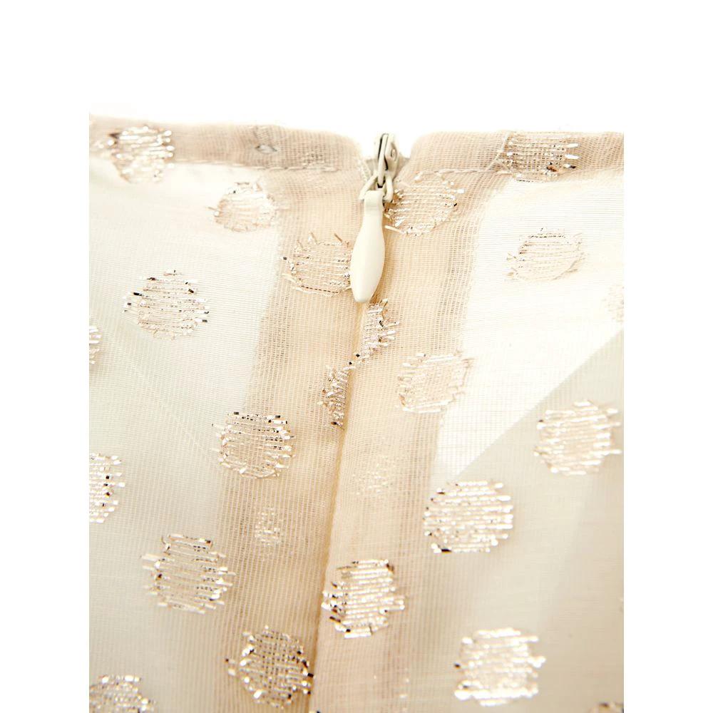 Lardini Beige Cotton Cocktail Dress by Lardini