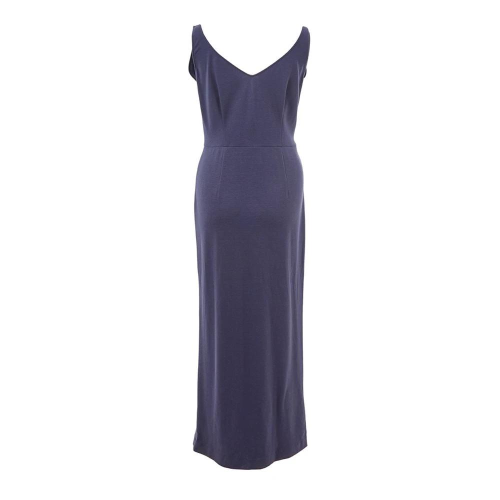 Lardini Blue Viscose Casual Dress by Lardini