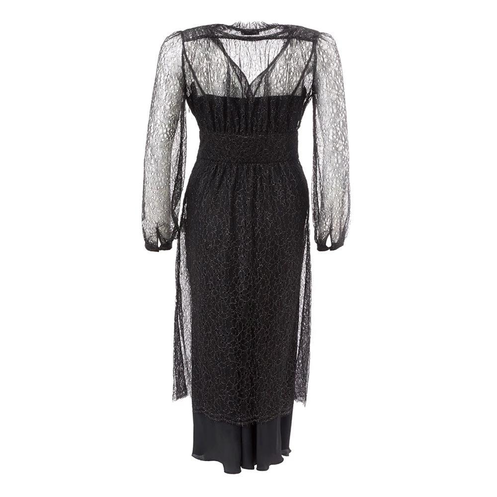 Lardini Black Nylon Casual Dress by Lardini