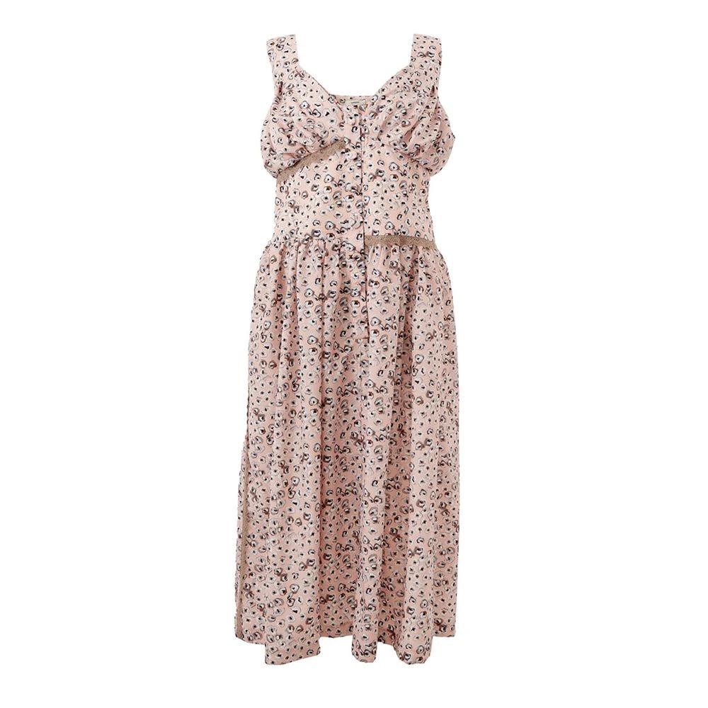 Lardini Pink Acetate Casual Dress by Lardini