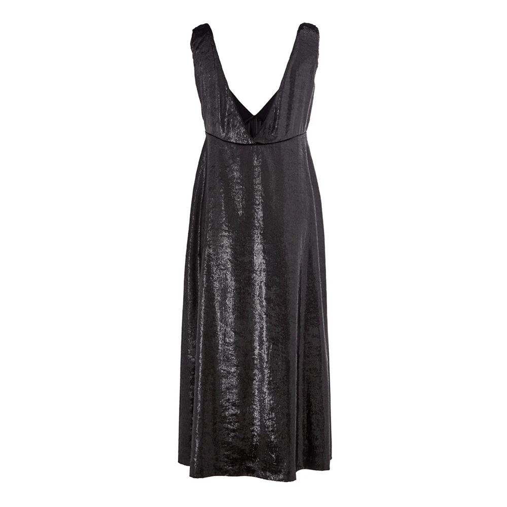 Lardini Black Polyester Cocktail Dress by Lardini