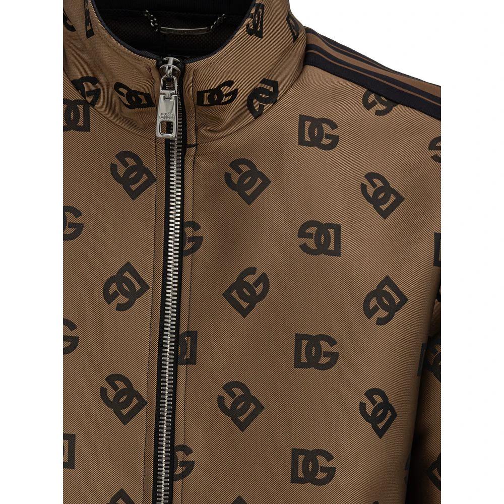Dolce & Gabbana Bronze Polyester Shell Jacket by Dolce & Gabbana