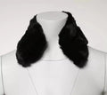 Dolce & Gabbana Black Lamb Fur Collar Women Neck Wrap Scarf by Dolce & Gabbana