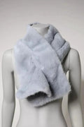 Dolce & Gabbana Powder Blue Mink Fur Neck Warmer Scarf by Dolce & Gabbana