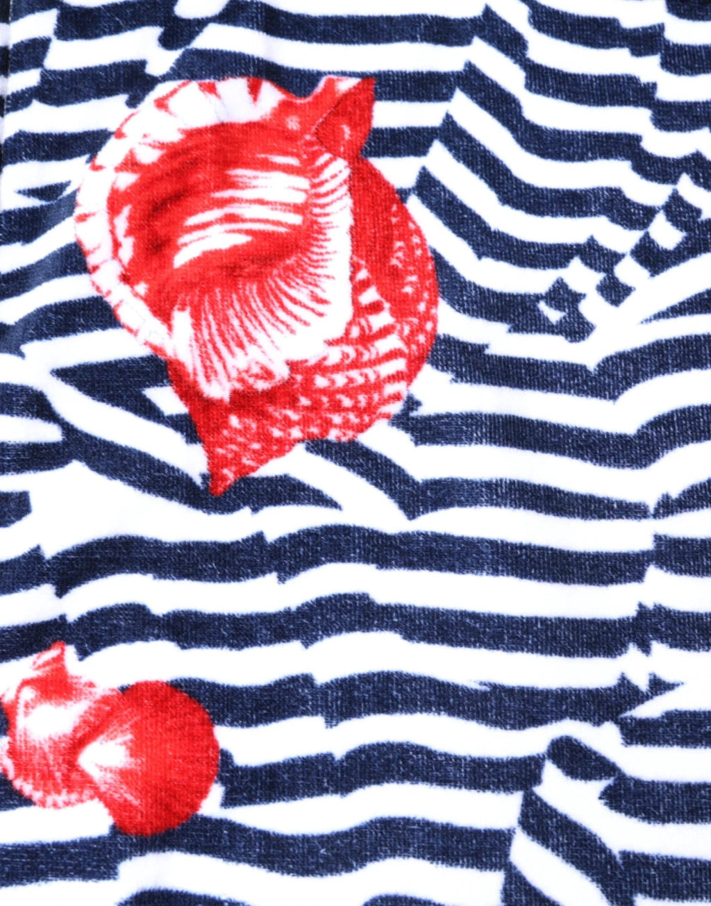 Dolce & Gabbana Multicolor Stripes Seashells Beach Towel by Dolce & Gabbana