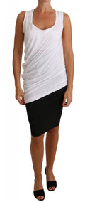Cavalli White Top Tank CAVALLI T-Shirt Jersey by Cavalli