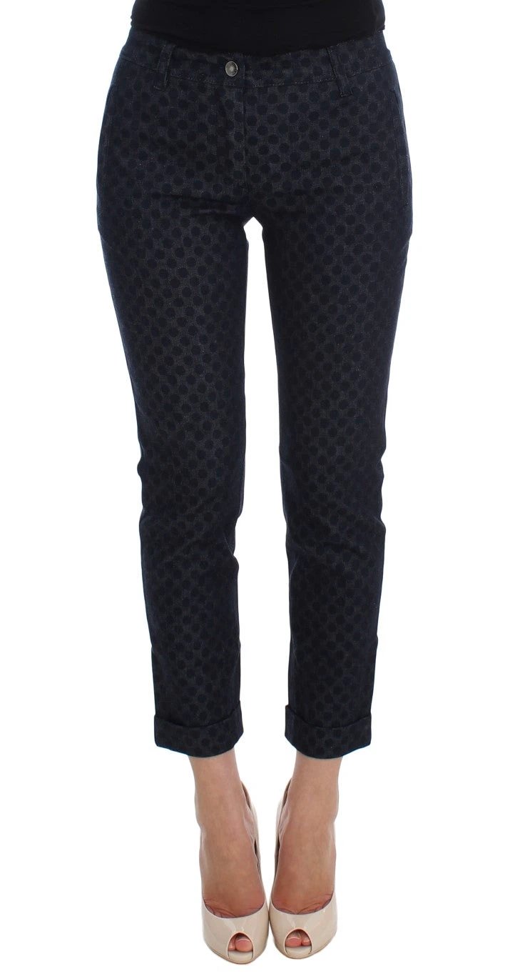 Dolce & Gabbana Polka Dotted Slim Capris Jeans by Dolce & Gabbana
