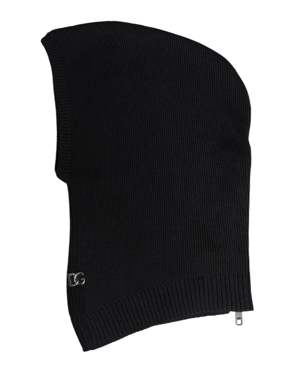 Dolce & Gabbana Black Wool Whole Head Wrap Balaclava Hat by Dolce & Gabbana