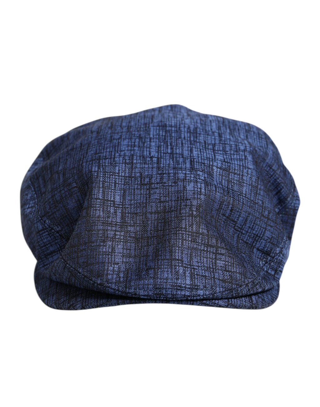 Dolce & Gabbana Blue Cotton Stretch Newsboy Hat by Dolce & Gabbana