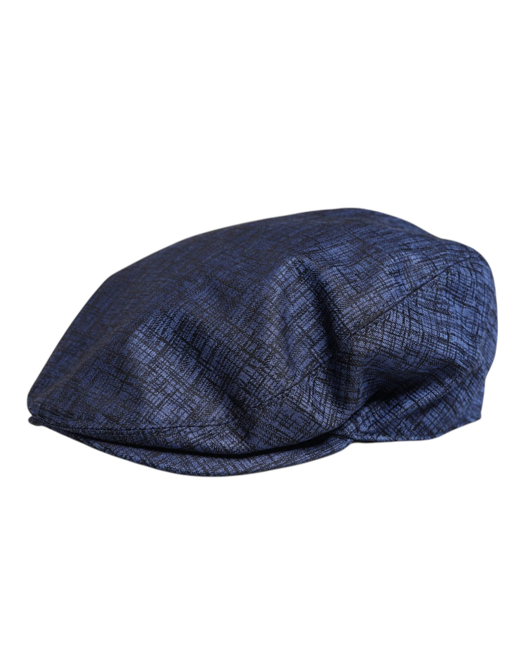 Dolce & Gabbana Blue Cotton Stretch Newsboy Hat by Dolce & Gabbana