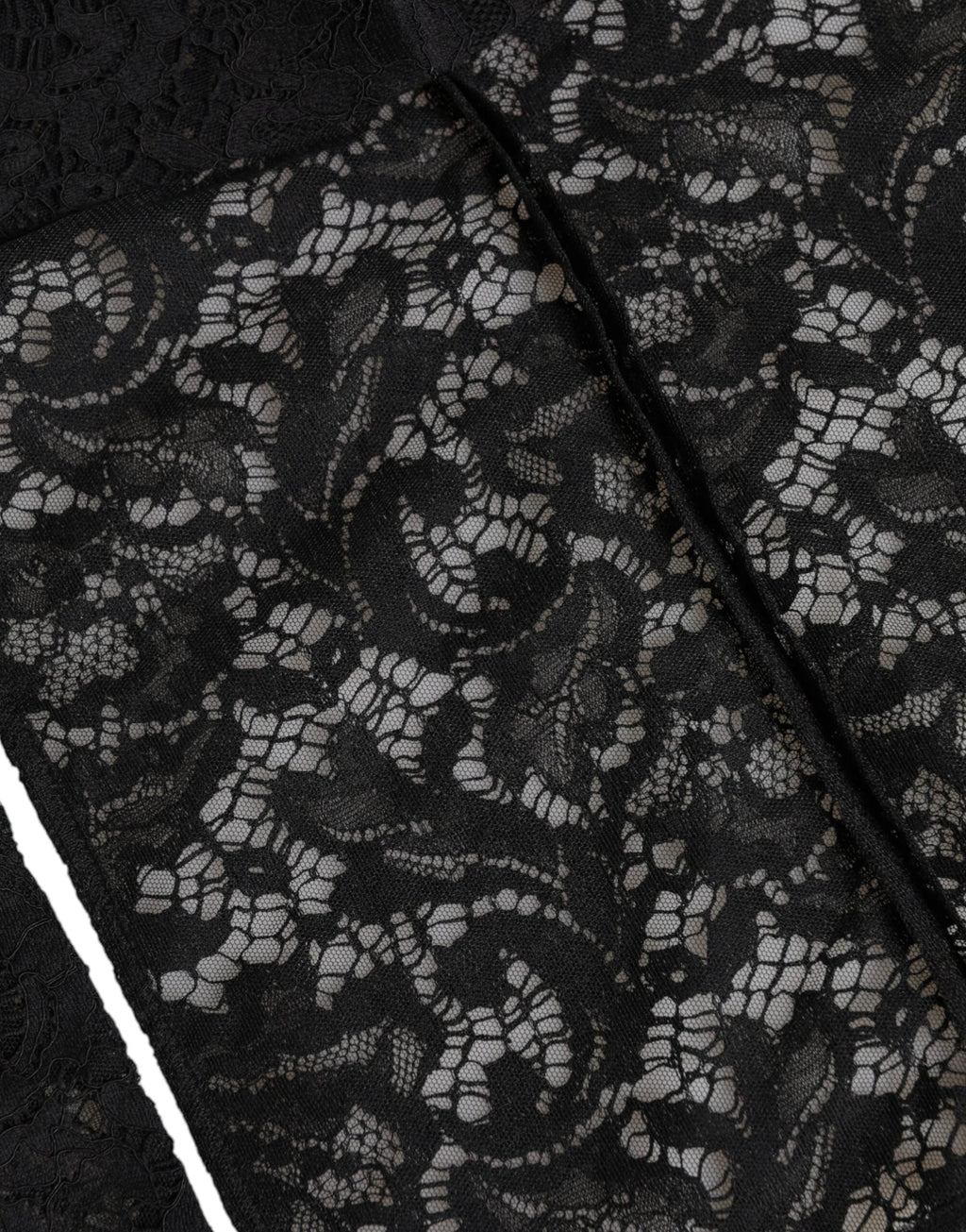 Dolce & Gabbana Black Floral Lace Whole Head Wrap Hat by Dolce & Gabbana