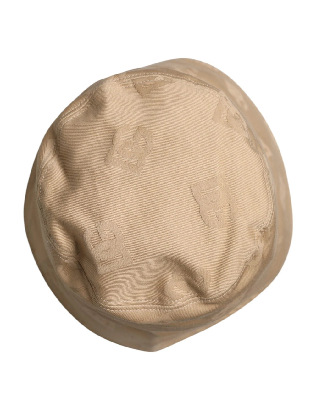 Dolce & Gabbana Beige Logo Monogram Cotton Bucket Cap by Dolce & Gabbana