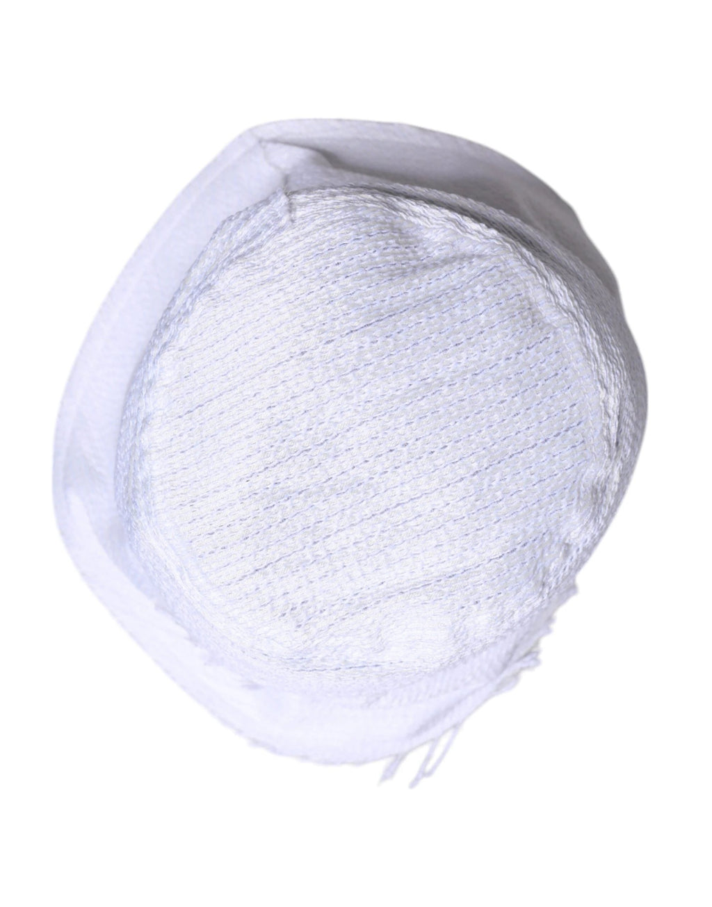 Dolce & Gabbana White Polyester Wide Brim Bucket Hat by Dolce & Gabbana