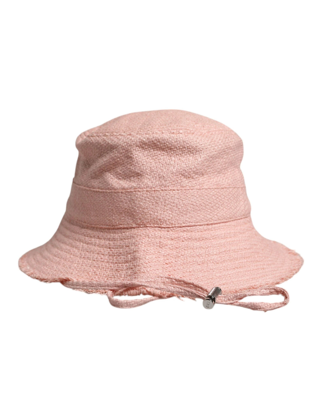 Dolce & Gabbana Pink Cotton Wide Brim Bucket Hat by Dolce & Gabbana