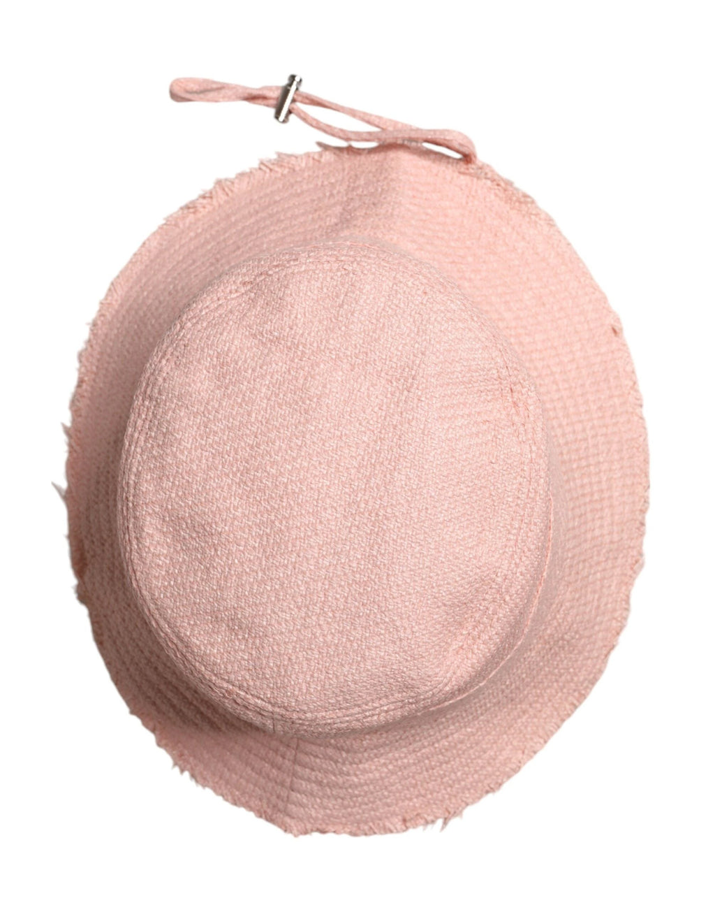 Dolce & Gabbana Pink Cotton Wide Brim Bucket Hat by Dolce & Gabbana
