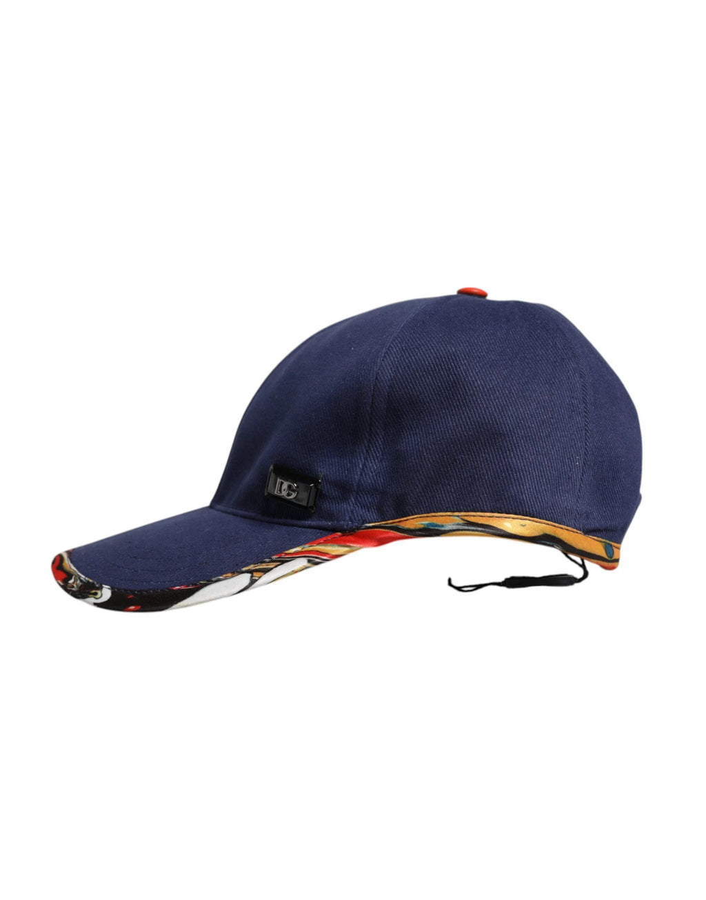 Dolce & Gabbana Blue Cotton 6 Panels Baseball Cap by Dolce & Gabbana