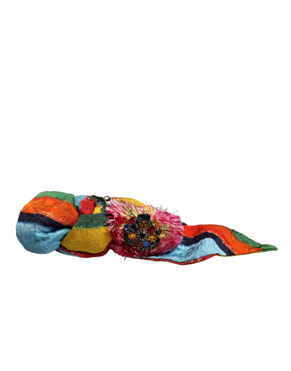 Dolce & Gabbana Multicolor Floral Crystal Embellished Diadem Headband by Dolce & Gabbana