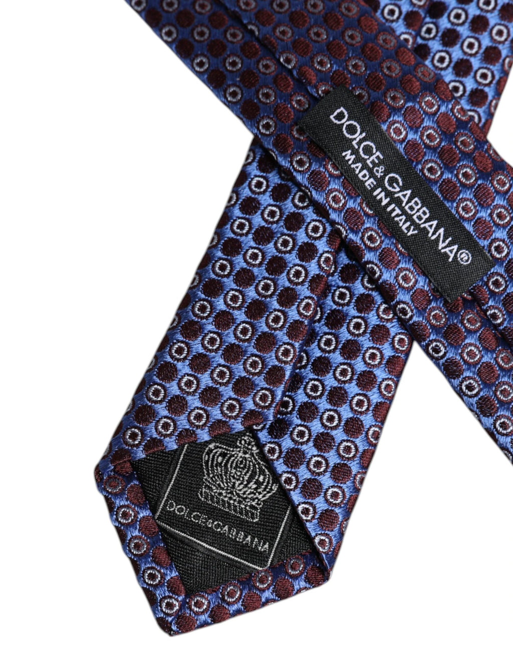 Dolce & Gabbana Multicolor Circles Silk Adjustable Necktie Tie by Dolce & Gabbana