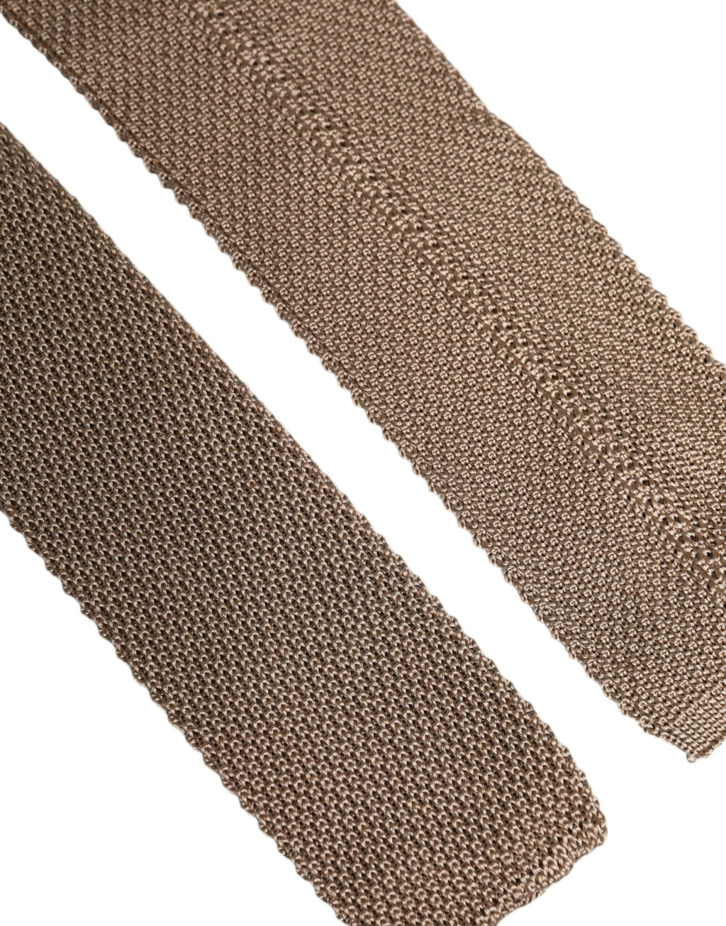 Dolce & Gabbana Brown Silk Adjustable Necktie Tie by Dolce & Gabbana