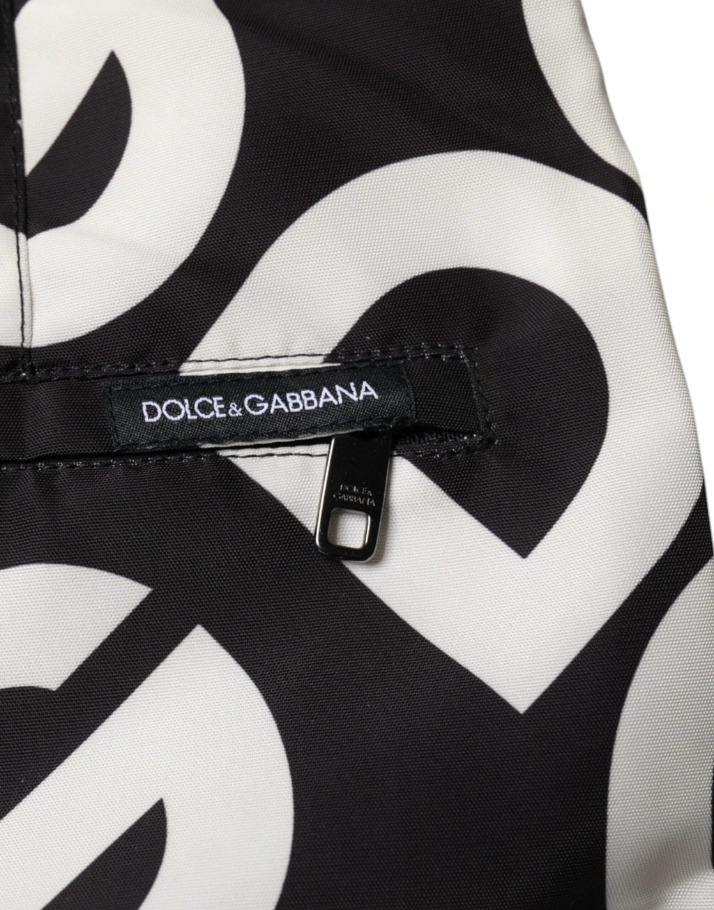 Dolce & Gabbana Black White Logo Beachwear Shorts Swimwear by Dolce & Gabbana