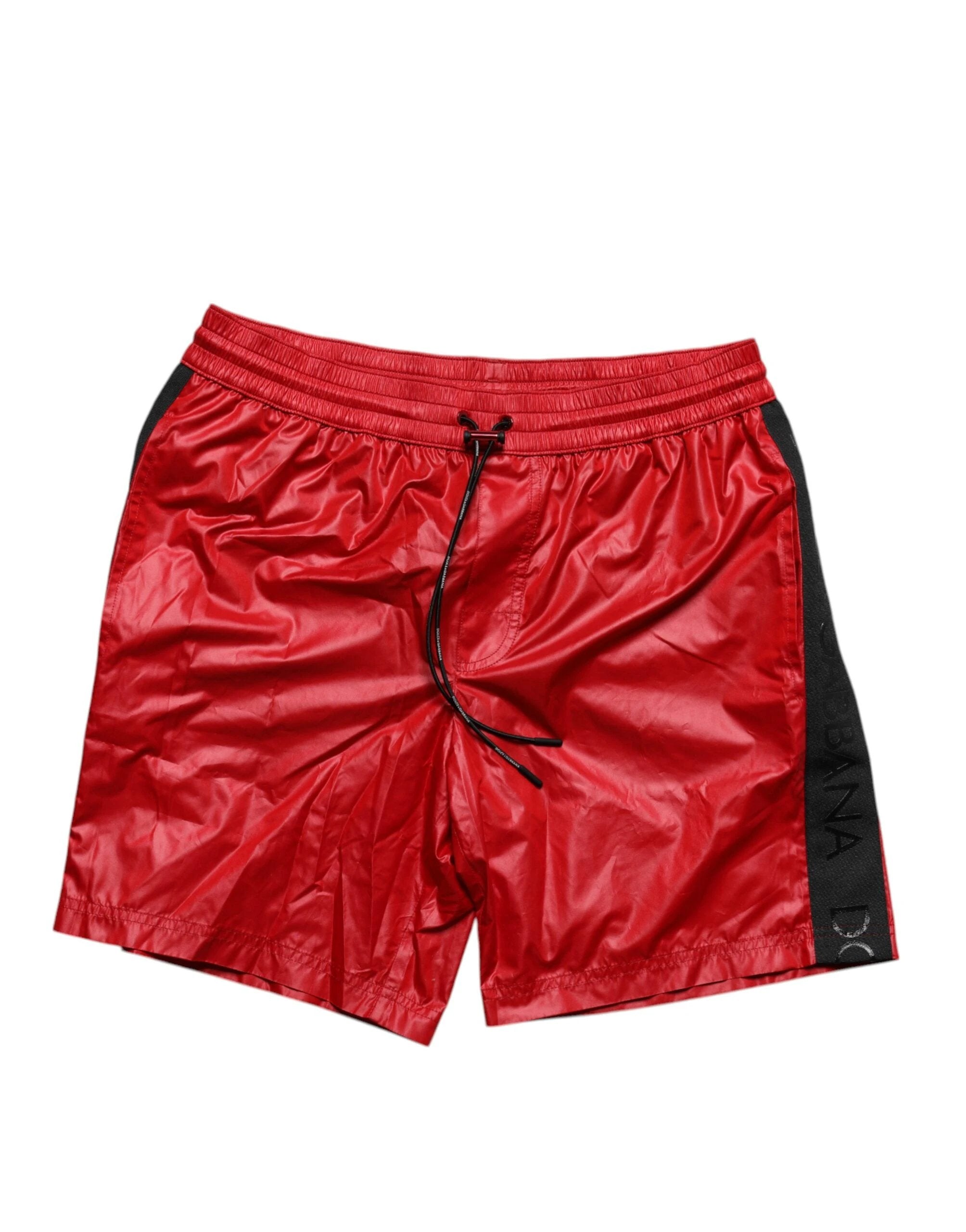 Dolce & Gabbana Red Polyester Beachwear Shorts 2Pc Swimwear by Dolce & Gabbana