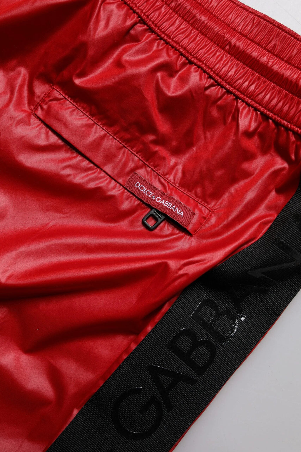Dolce & Gabbana Red Polyester Beachwear Shorts 2Pc Swimwear by Dolce & Gabbana