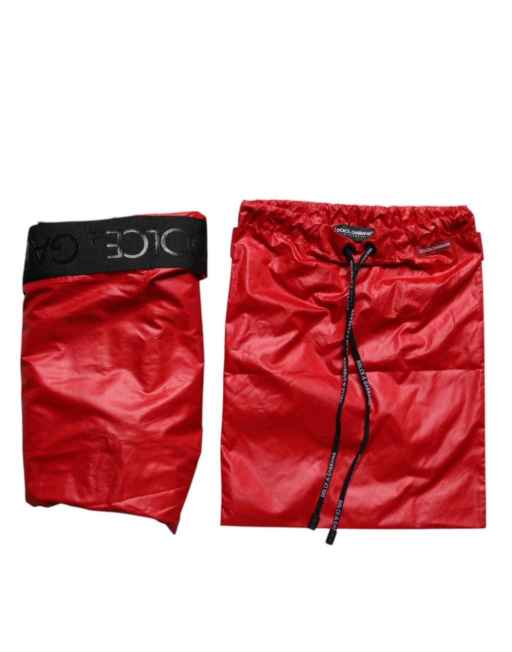 Dolce & Gabbana Red Polyester Beachwear Shorts 2Pc Swimwear by Dolce & Gabbana