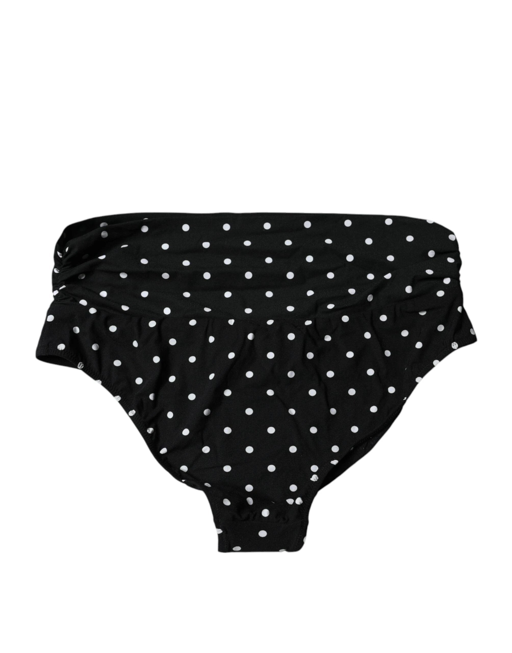 Dolce & Gabbana Black Polka Dot Swimsuit Bikini Bottom Swimwear by Dolce & Gabbana
