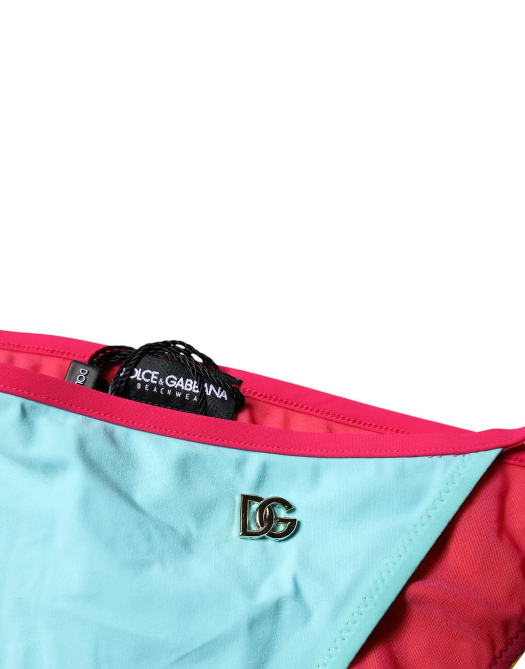 Bas de bikini Dolce &amp; Gabbana à logo multicolore