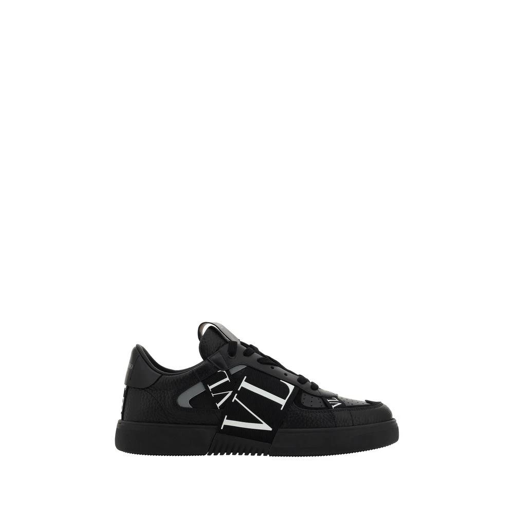 Valentino Garavani Black Leather VL7N Sneakers by Valentino Garavani