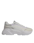 Dolce & Gabbana White Daymaster Low Top Sneakers Shoes by Dolce & Gabbana